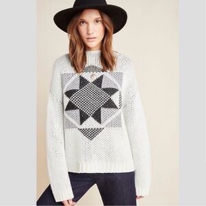Anthropologie Starlite wool blend pullover sweater